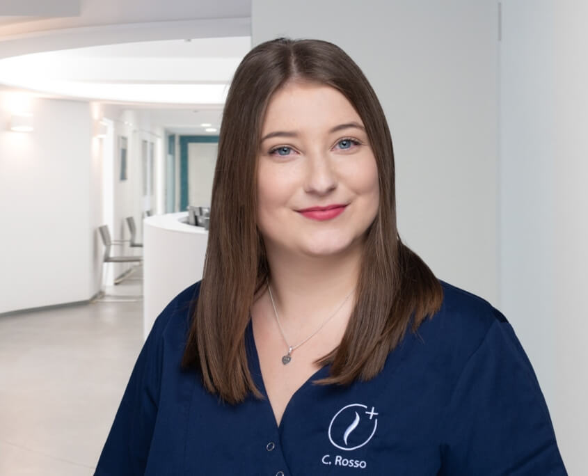 Frau C. Rosso, medizinische Fachangestellte im MainMed MVZ Frankfurt