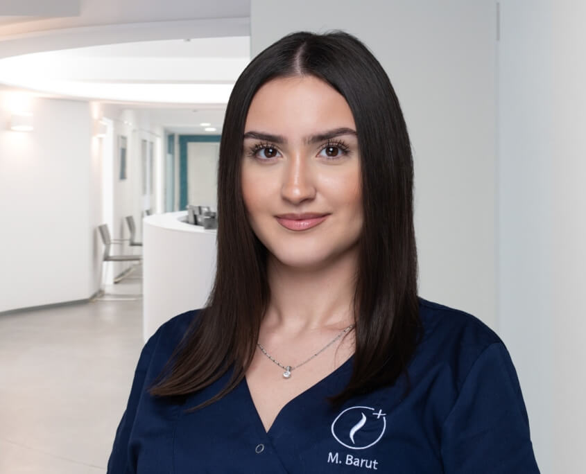 Frau M. Barut, Auszubildende im MainMed MVZ Frankfurt