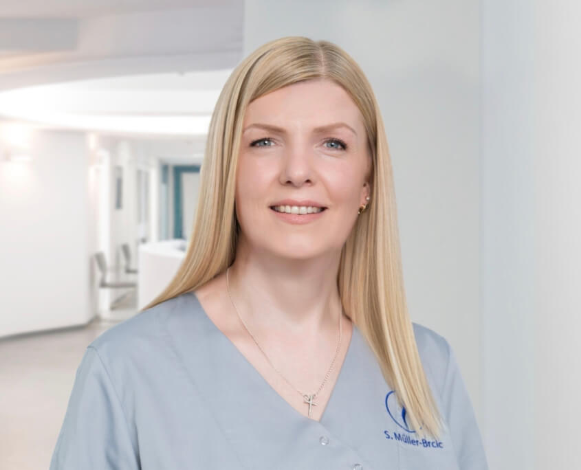 Frau S. Müller-Brcic, Praxismanagerin des MainMed MVZ Frankfurt